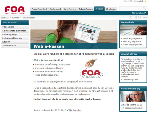 Web a-kassen